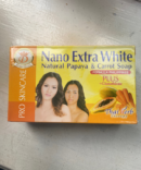 NANO Extra White Natural Papaya & Carrot Soap